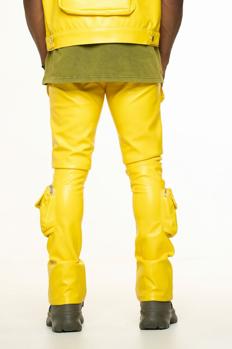 "FLOAT ON" CARGO FLAIR STACK LEATHER (CANARY YELLOW)