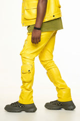 "FLOAT ON" CARGO FLAIR STACK LEATHER (CANARY YELLOW)