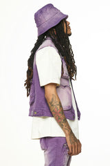 "PROTECT YOUR ENERGY" CARGO VEST (LAVANDER)