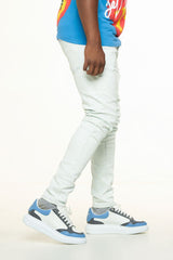 "CLEAR SKIES" SKINNY DENIM (ICE BLUE)