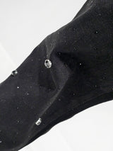 Come Home Rhinestone Straight Leg DENIM (Jet Black)
