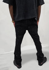 Come Home Rhinestone Straight Leg DENIM (Jet Black)