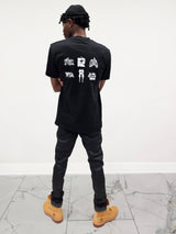 Pitch Black SKINNY DENIM (Jet Black Waxed)
