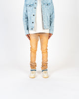 "UNLEASHED PHEELINGS" FLARE STACK DENIM