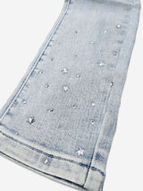 Milkyway Rhinestone SKINNY DENIM (Light Blue)