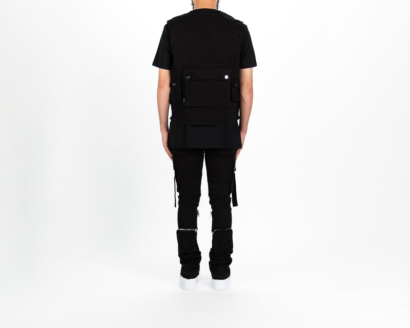 "ENJOY THE MOMENT" CARGO VEST