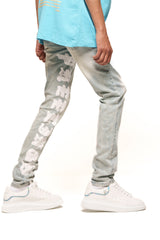 "BREAK FREE" SKINNY DENIM (LIGHT BLUE)