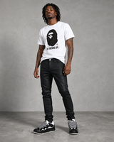 Pitch Black SKINNY DENIM (Jet Black Waxed)