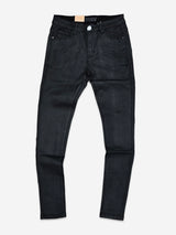 Pitch Black SKINNY DENIM (Jet Black Waxed)