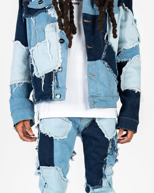 "LEFT IN THE PAST" DENIM JACKET