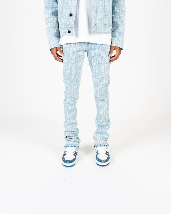 "ON MY MIND" FLARE STACK DENIM