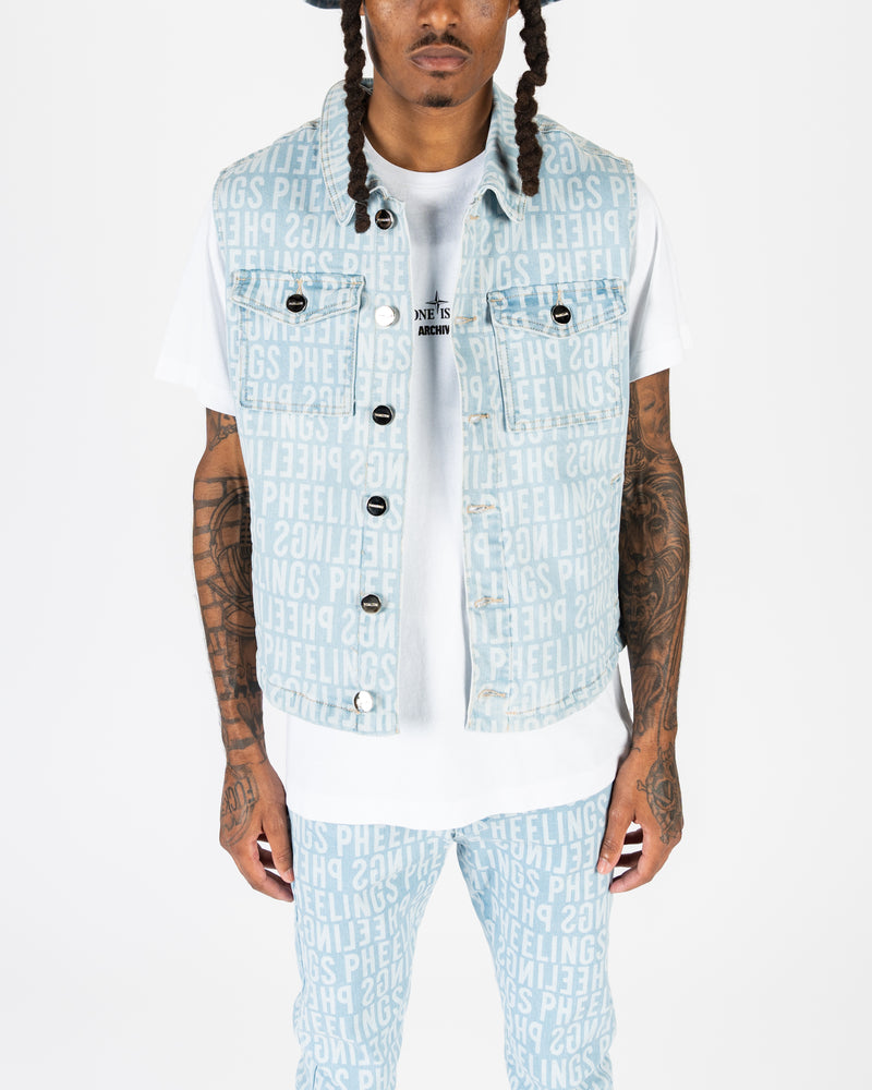 "SOUL STAMPED" CARGO VEST