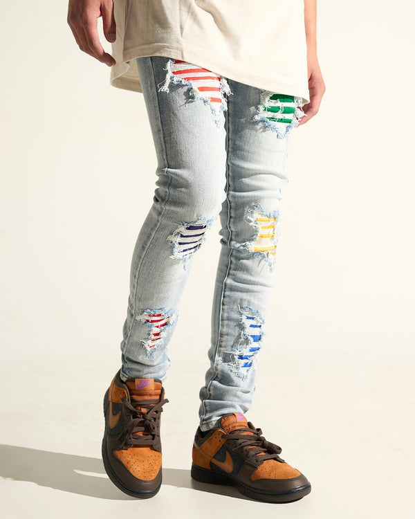 "MIXED EMOTIONS" DENIM