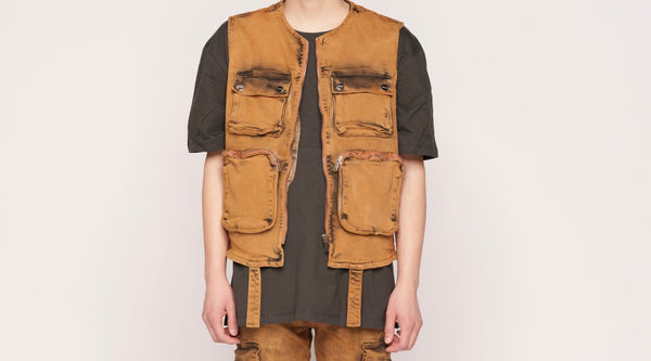 "ENJOY THE MOMENT" CARGO VEST