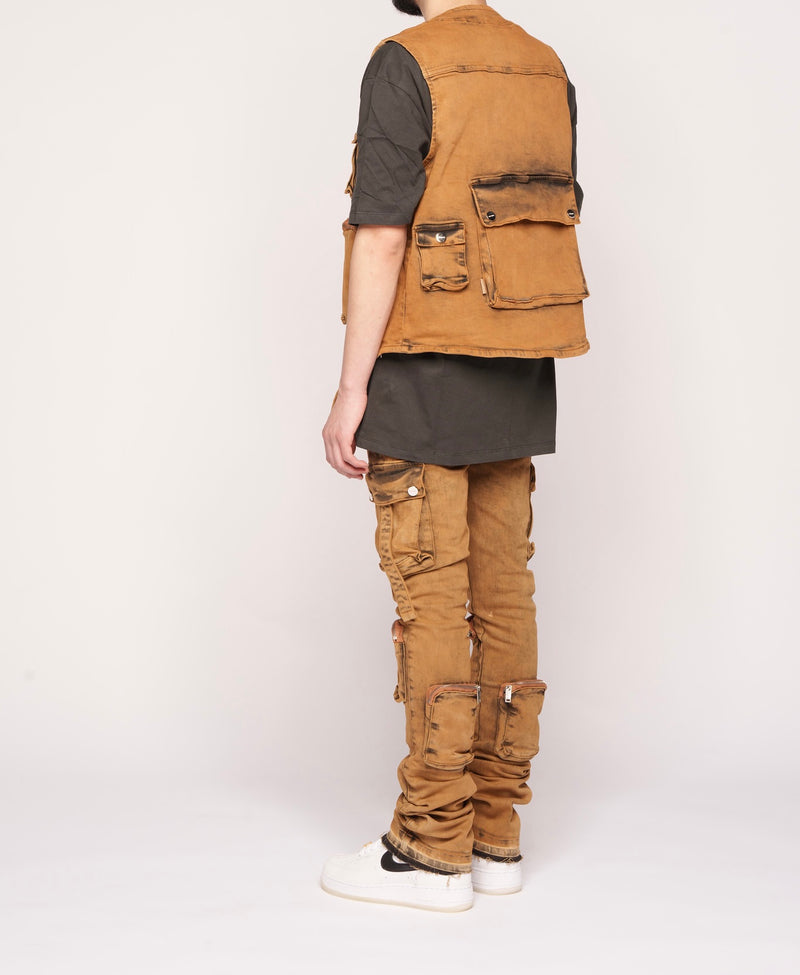 "ENJOY THE MOMENT" CARGO VEST